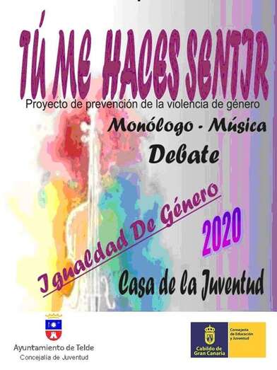 La iniciativa Tú me haces sentir se apoya en el arte y el debate para luchar contra esta lacra social (Foto TA)